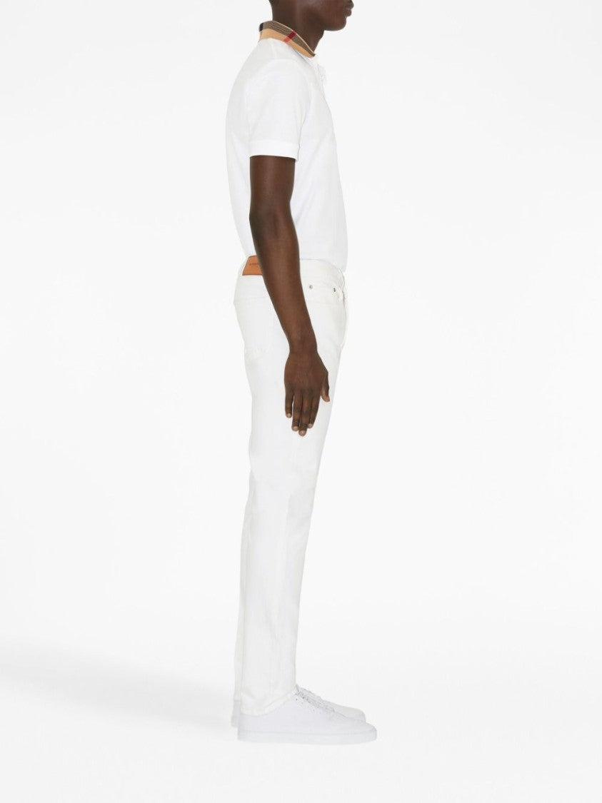 Burberry Vintage Check Polo With Classic Collar