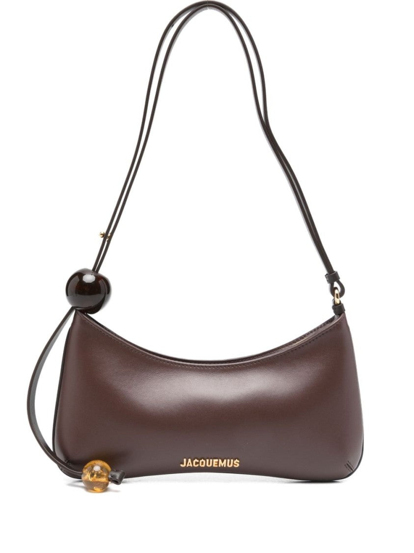Jacquemus Elongated Silk-Blend Bead Strap Handbag