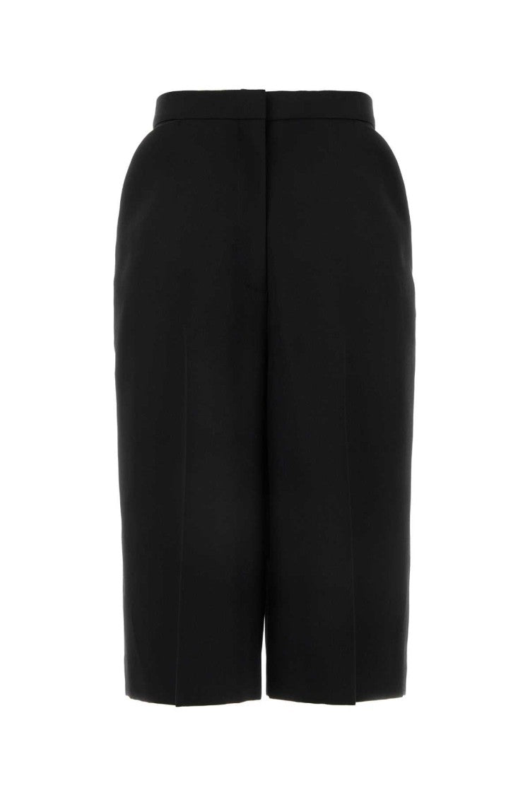 Givenchy Black Wool Bermuda Shorts