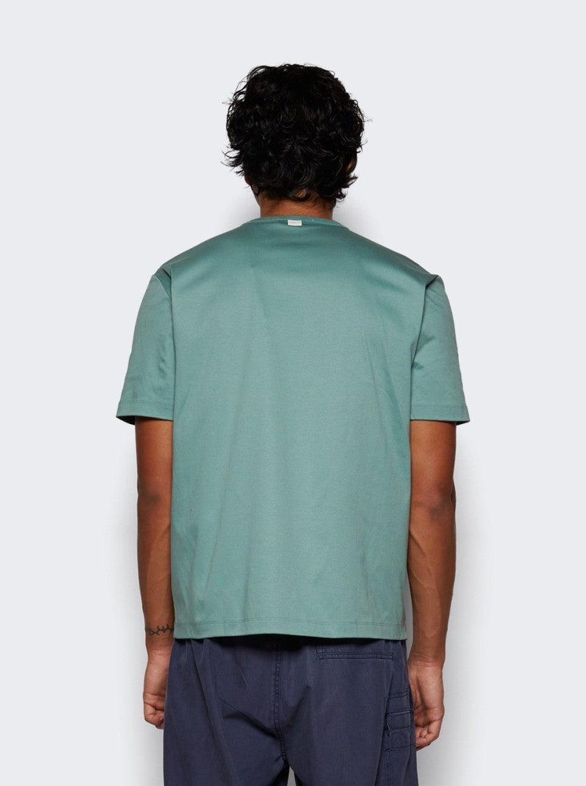 Lanvin Essential Tee Vert De Gris