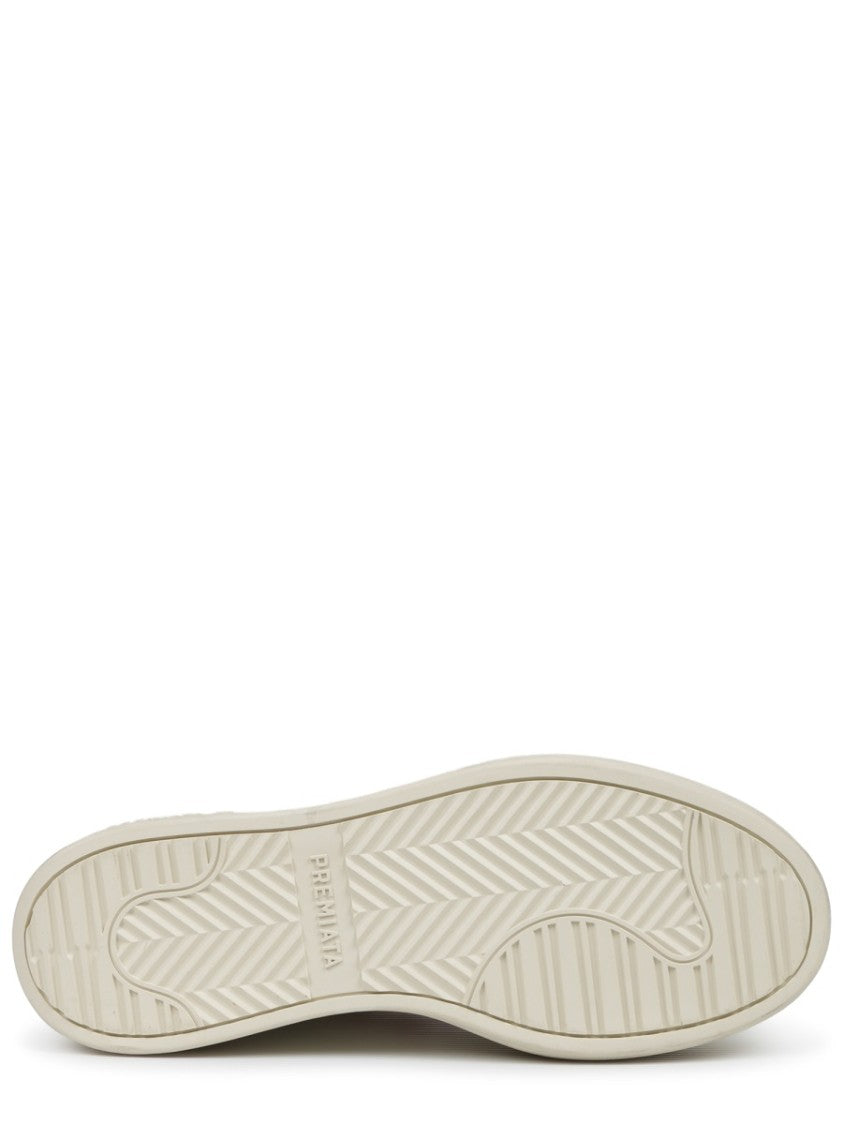 Premiata Micol Calfskin Elevated Sole Sneakers