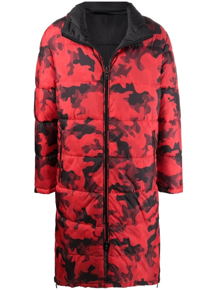 Michael Kors Camo Reversible Puffer Coat