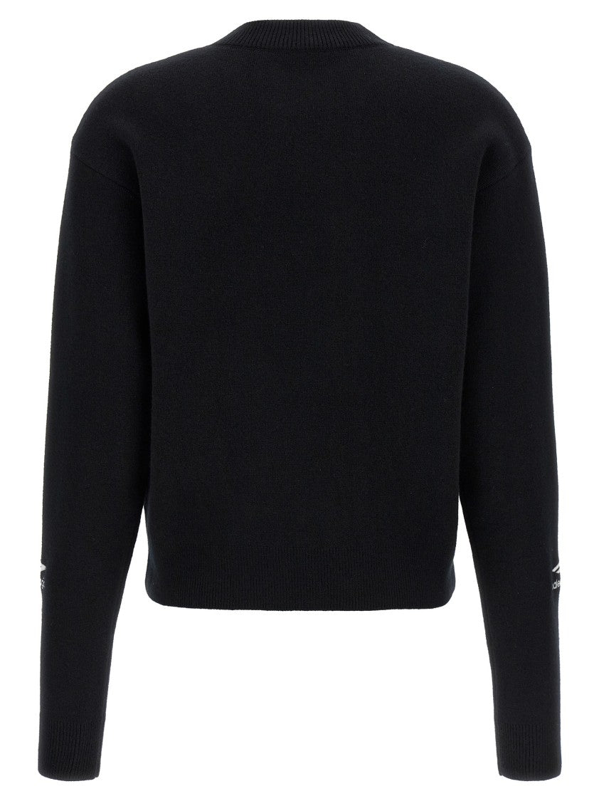 Balenciaga Logo-Embroidered Wool Blend Sweater