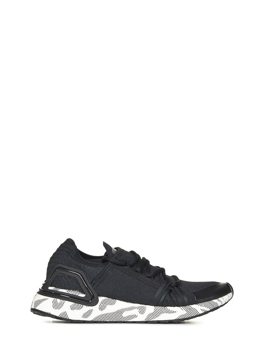 Adidas By Stella Mccartney Black Sneakers With Textured Rubber Sole