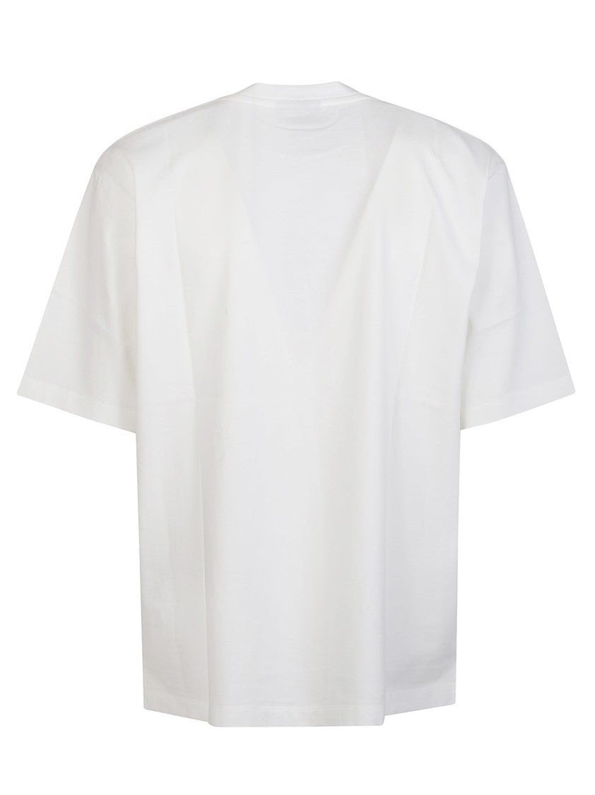 Dsquared2 Logo Signature White Cotton T-Shirt