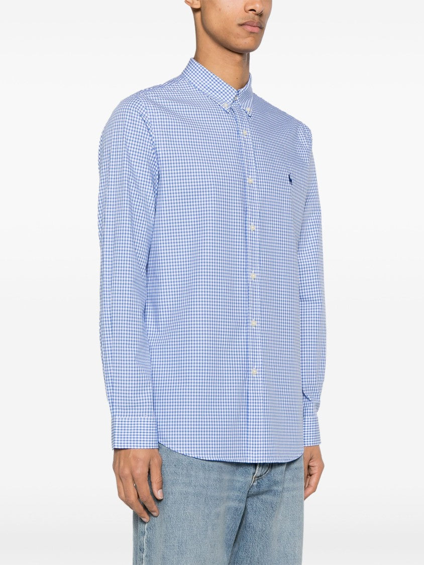 Polo Ralph Lauren Long-Sleeve Button-Up Shirt With Checkered Pattern