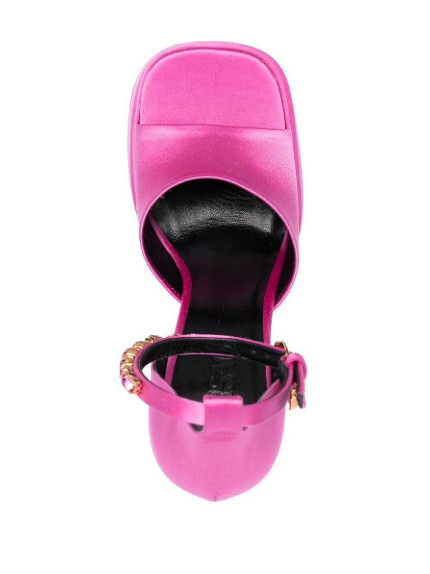 Versace Medusa Charm Platform Sandals