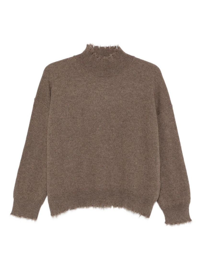 Antonelli Relaxed-Fit Brown Knit Sweater