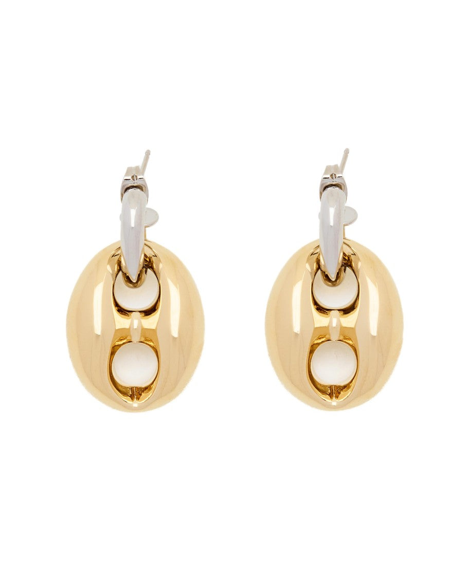 Rabanne Gold And Silver Earrings