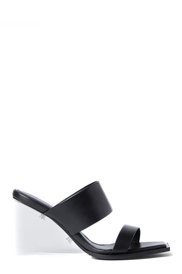 Alexander Mcqueen Black Calf Leather Sandals