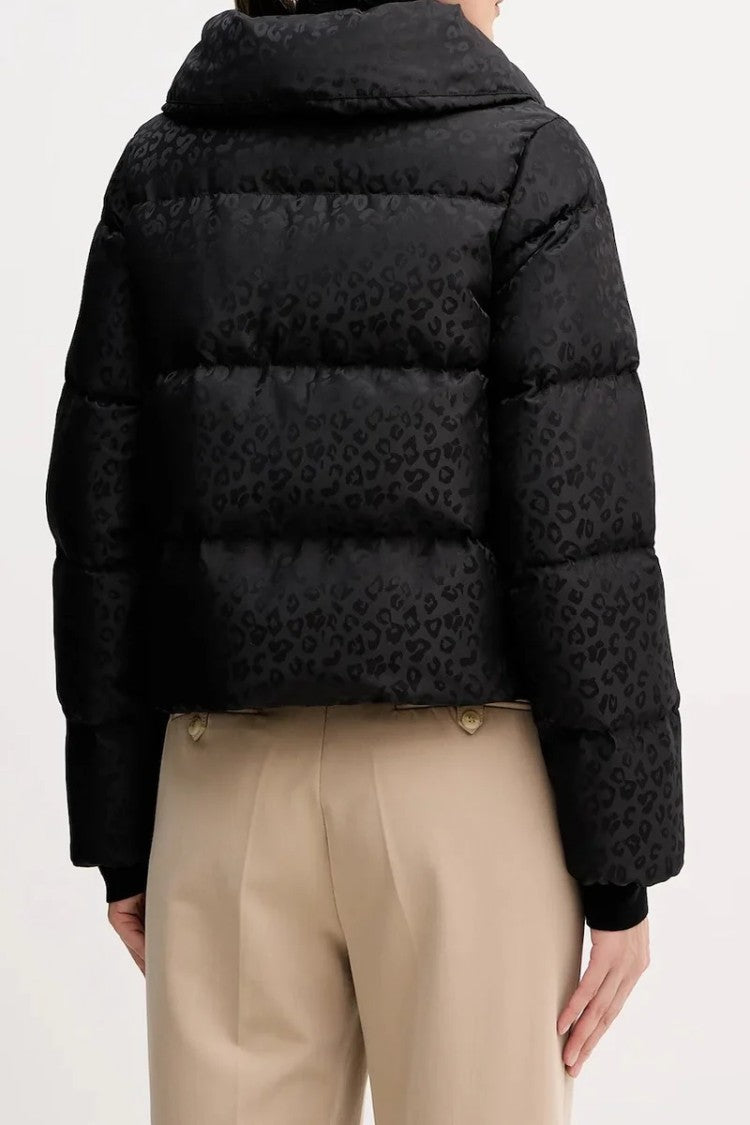 Colmar Originals Animal-Print Puffer Jacket With Maxi Collar