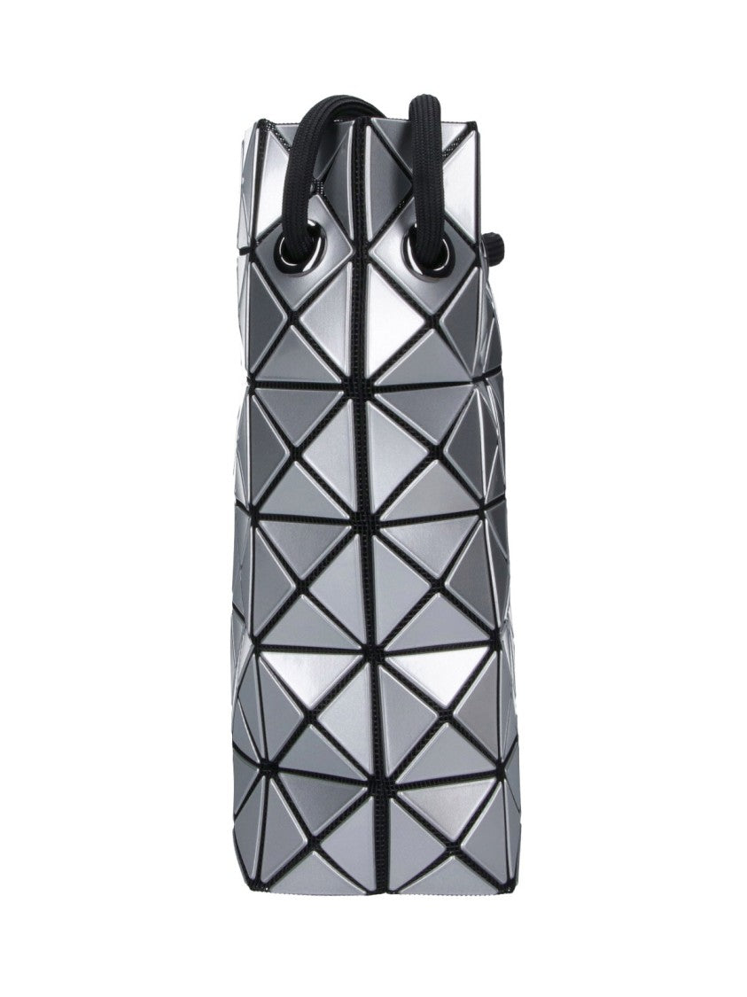 Bao Bao Issey Miyake Silver Wring Pvc Geometric Panel Bucket Bag