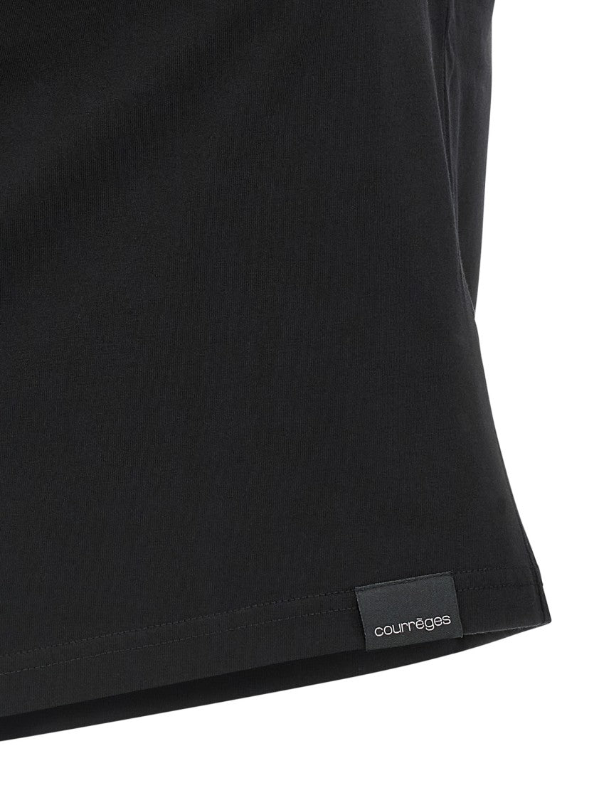 Courrèges 'Twist Asymmetrical' T-Shirt