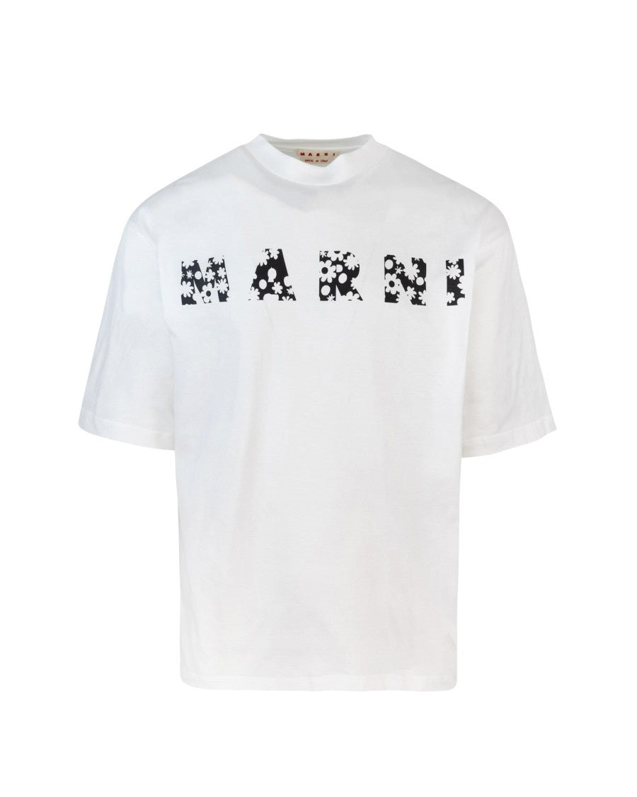 Marni Oversized White Cotton T-Shirt