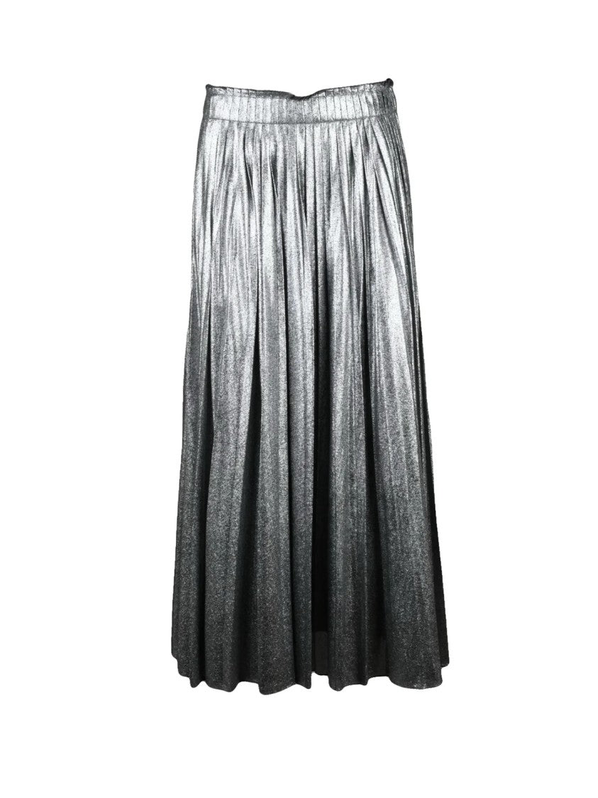 Max Mara Gamma Skirt Polyester - Silver