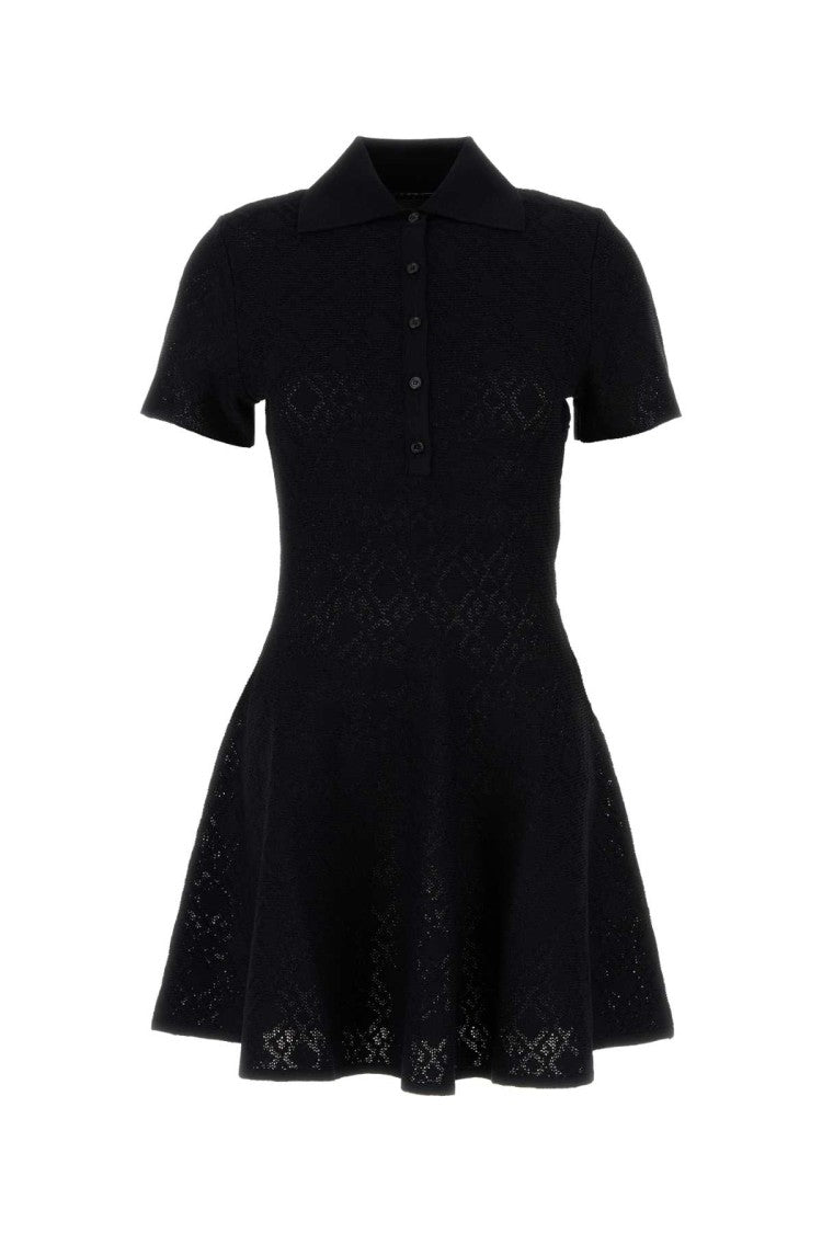 Givenchy Black Viscose Blend Polo Dress