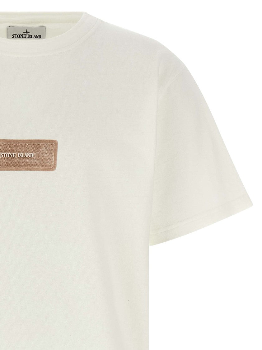Stone Island Logo Print T-Shirt