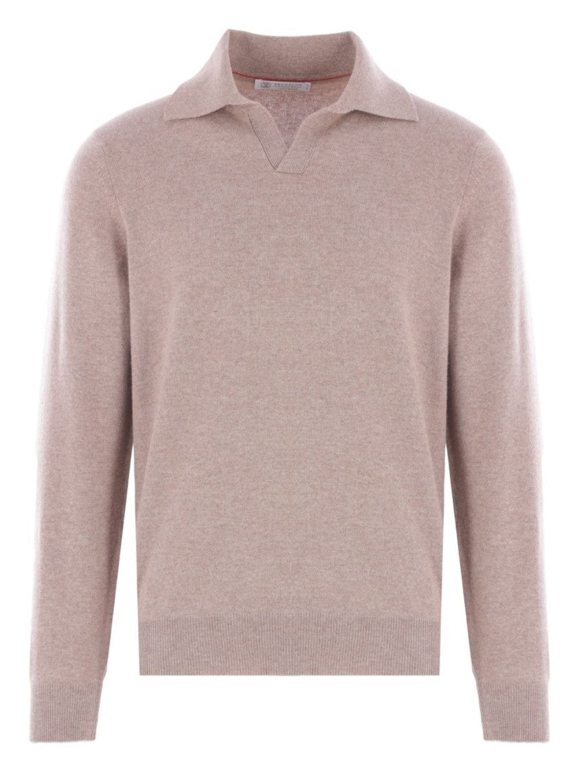 Brunello Cucinelli Relaxed Fit Pullover With Classic Collar