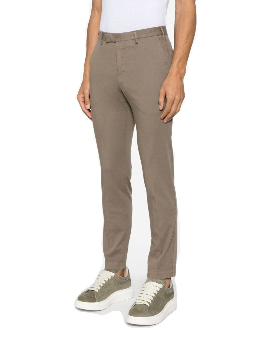 Pt Torino Tailored Grey Trousers With Modern Design