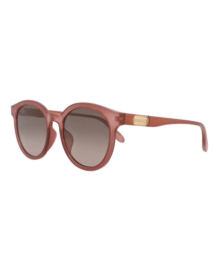 Gucci Round-Frame Injection Sunglasses