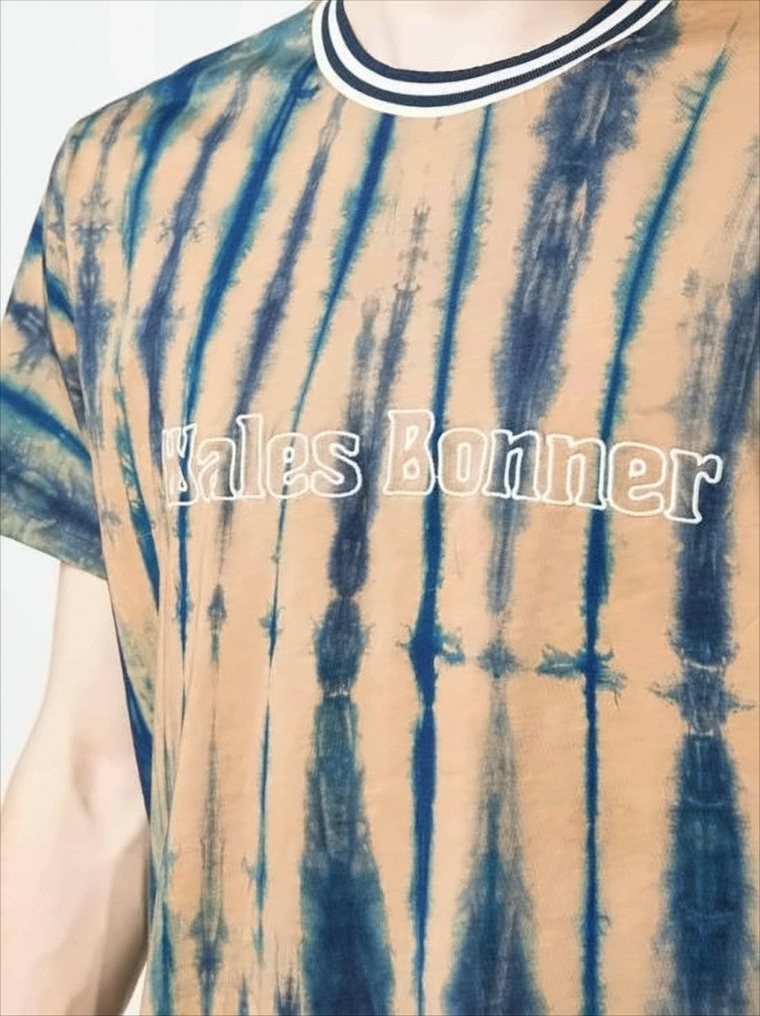 Wales Bonner Tie-Dye Short-Sleeve T-Shirt With Contrasting Details