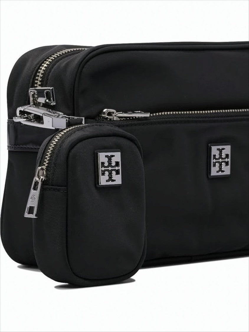 Tory Burch Rectangular Crossbody Bag With Zippered Compartments