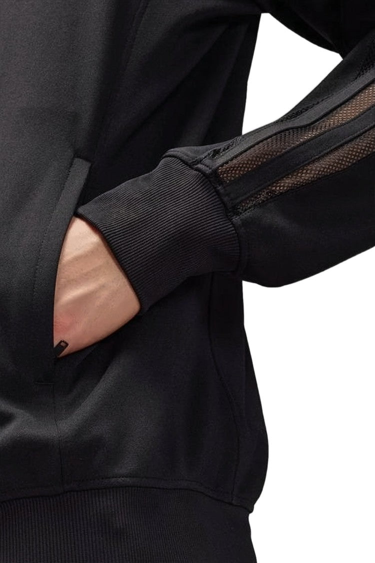 Y-3 Minimalist Black Zip-Up Jacket With Ribbed Details