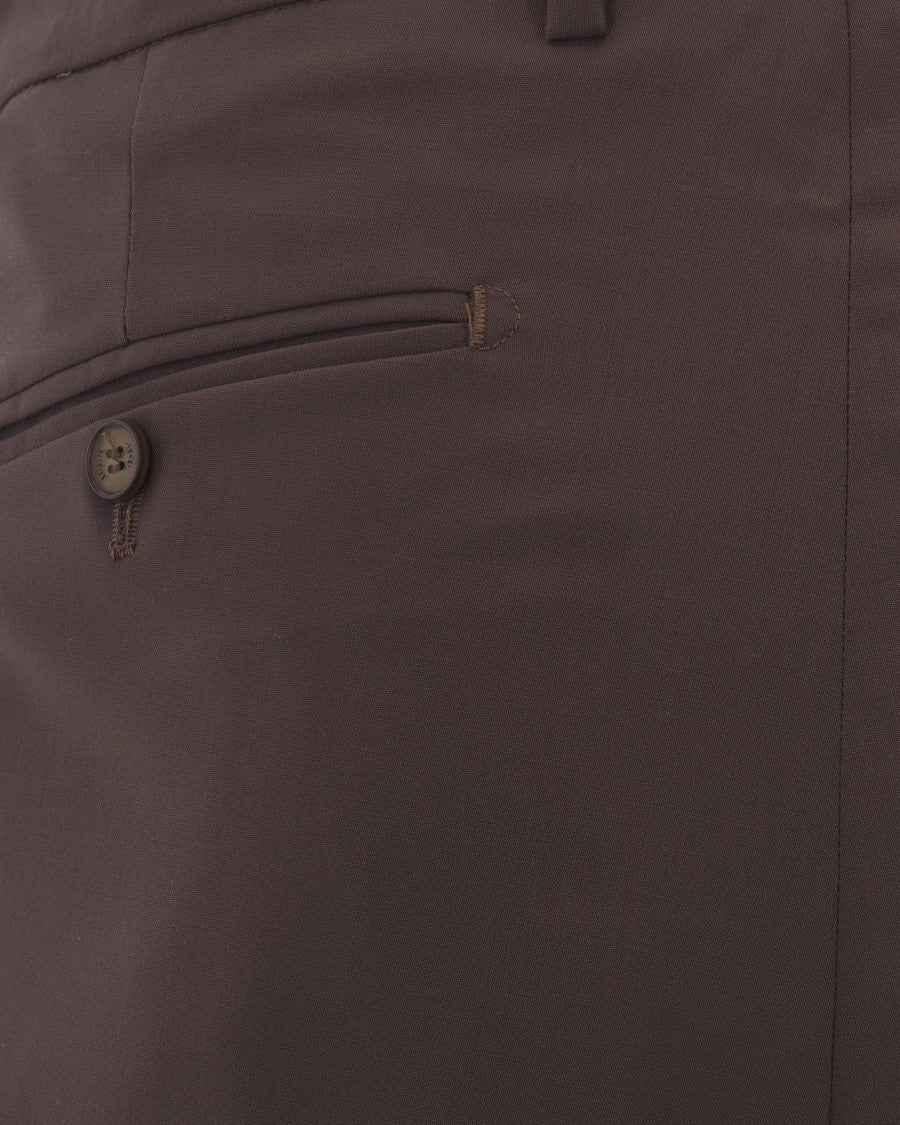 Briglia Straight-Leg Trousers With Central Crease And Tailored Finish
