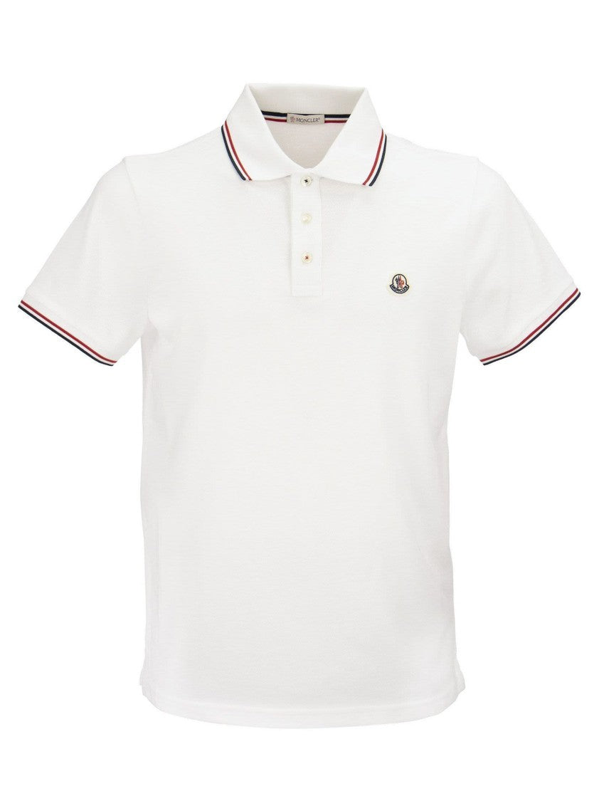 Moncler Cotton Pique Polo Shirt