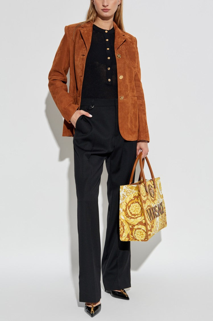 Versace Fitted Cut Top