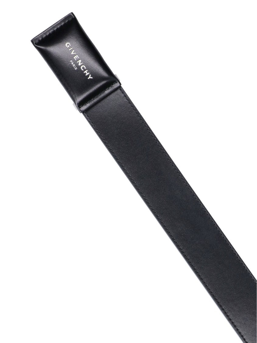 Givenchy Black Antigona Leather Belt