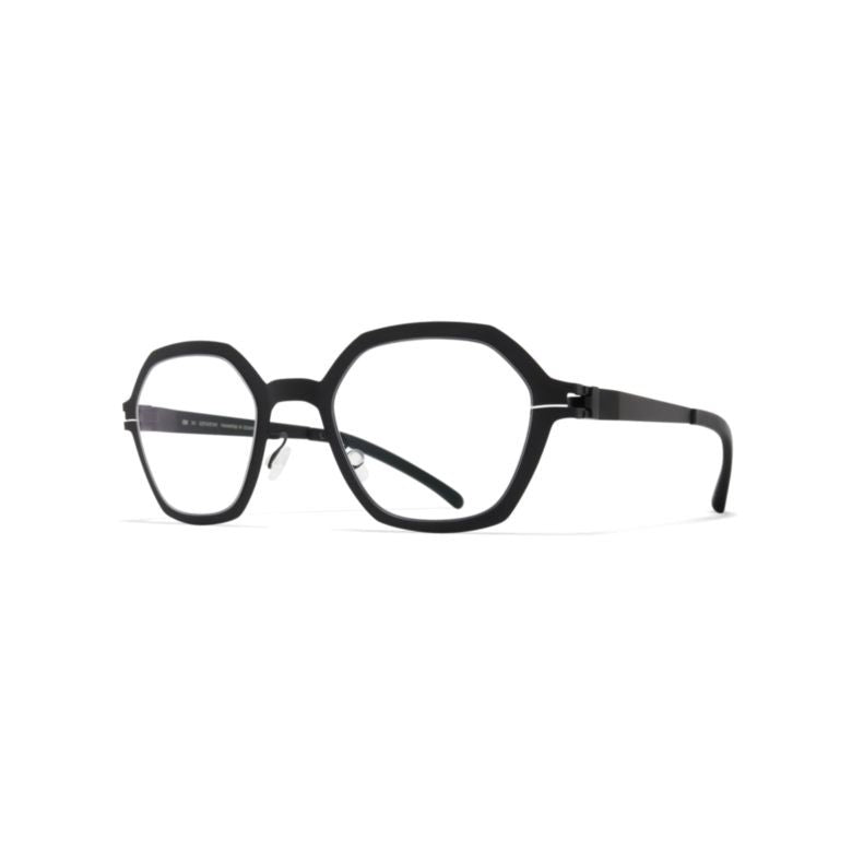 Mykita Rosemary Geometric Black Eyeglasses