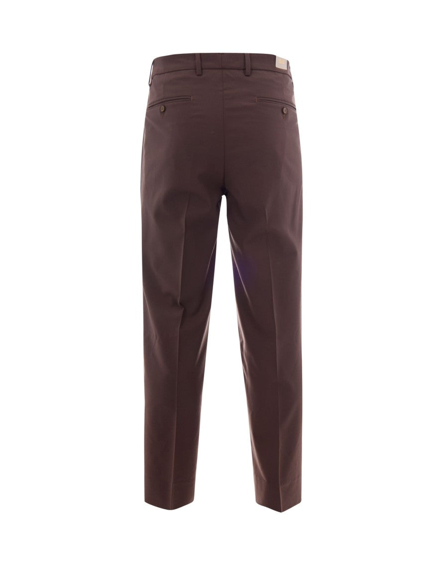 Briglia Straight-Leg Trousers With Central Crease And Tailored Finish