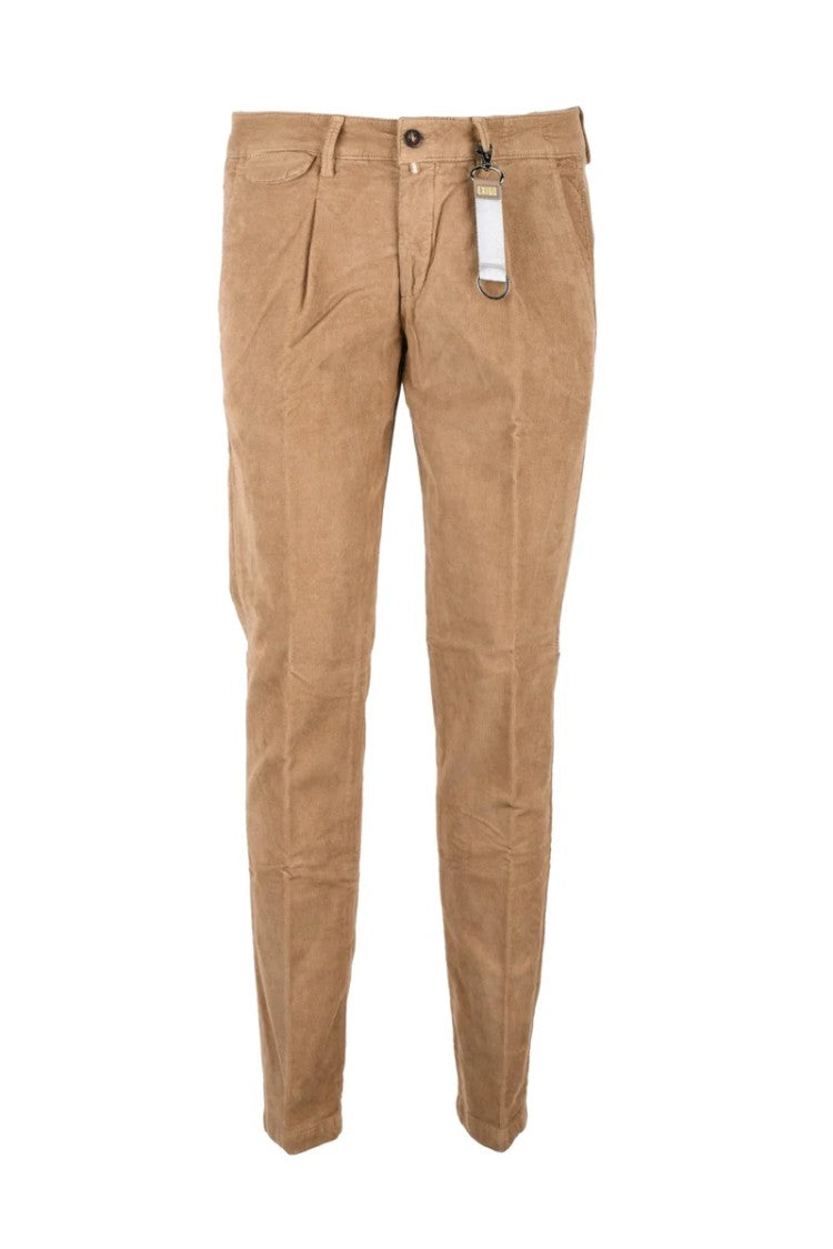 Exigo Cotton Stretch Trousers - Brown