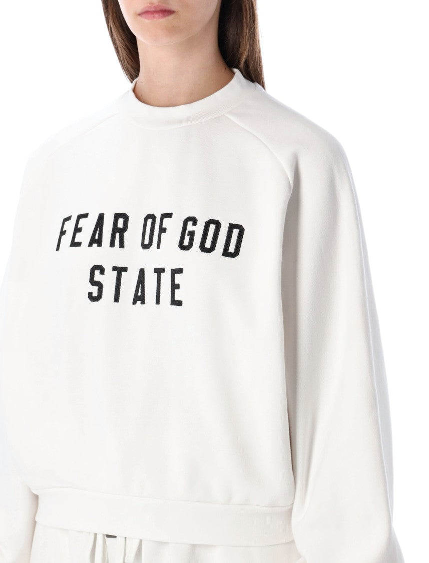 Fear Of God Fleece Raglan Crewneck Sweatshirt