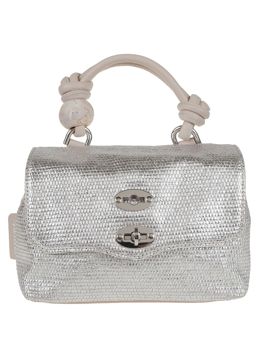 Zanellato Metallic Calf Leather Shoulder Bag