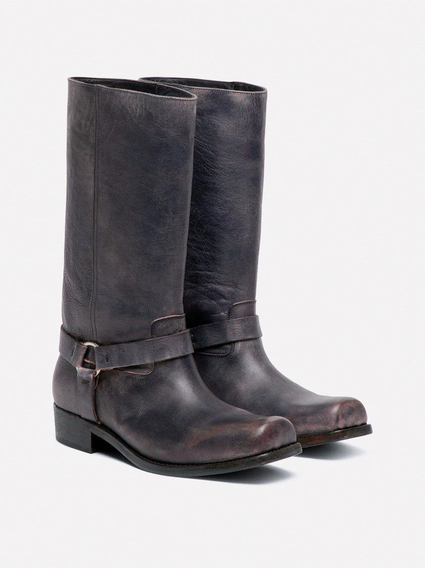 Golden Goose Biker Square-Toe Boots