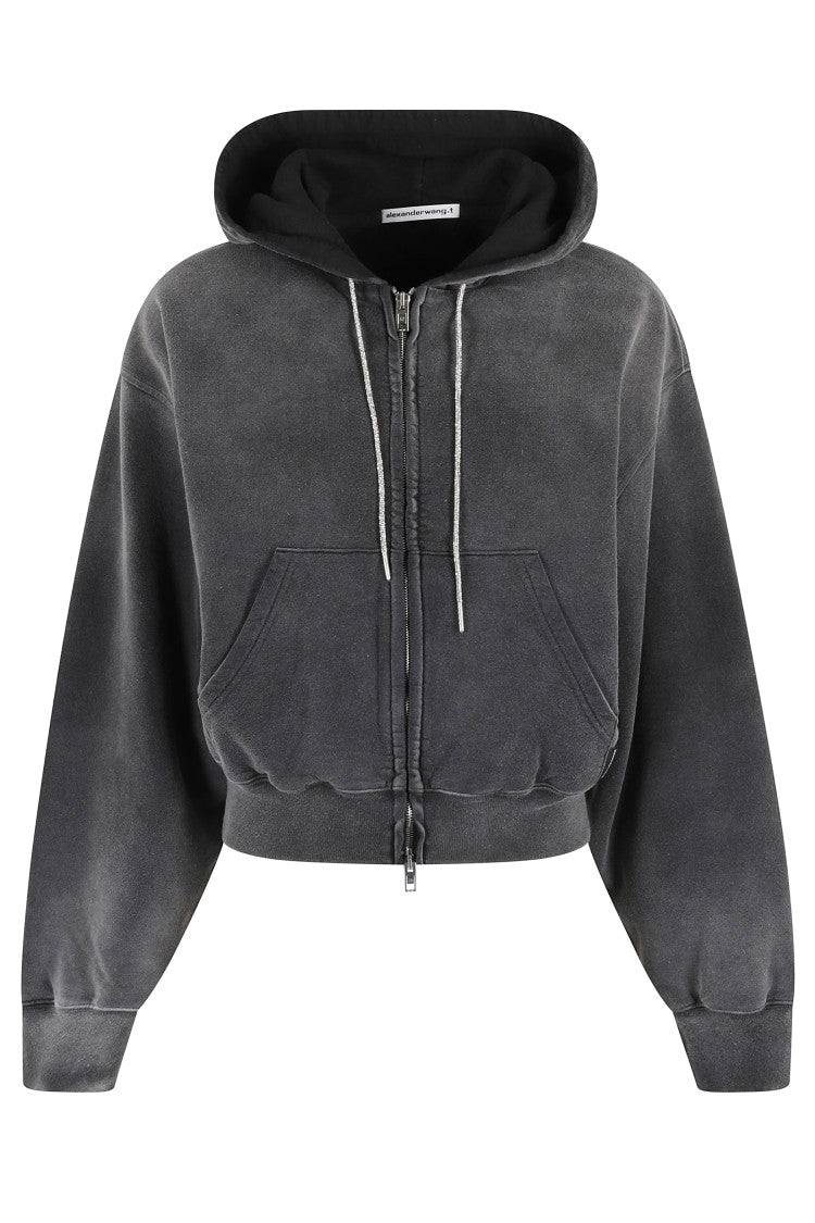 T By Alexander Wang Rhinestone Hoodies
