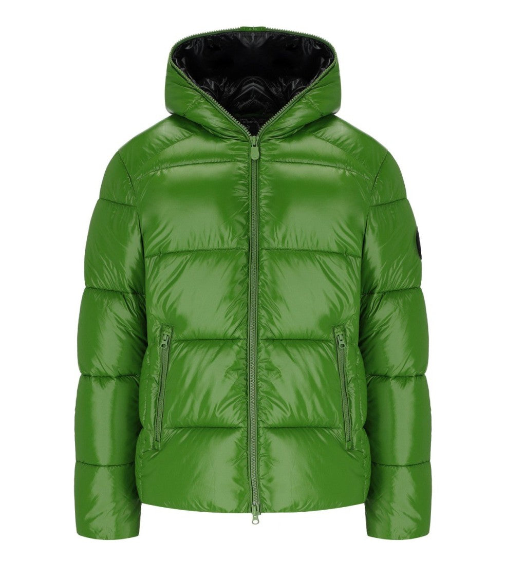 Save The Duck Edgard Green Hooded Padded Jacket