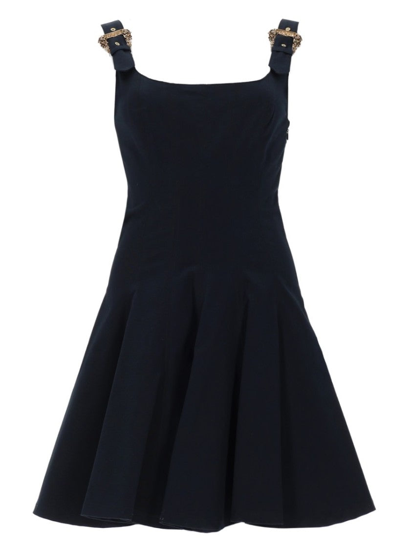 Versace Jeans Couture Baroque Buckles Mini Dress