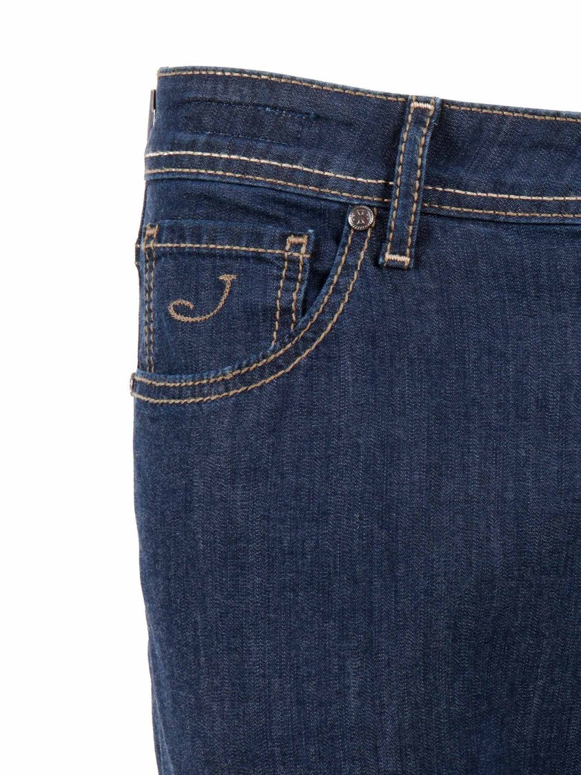 Jacob Cohen Nick Slim Fit Contrast Jeans
