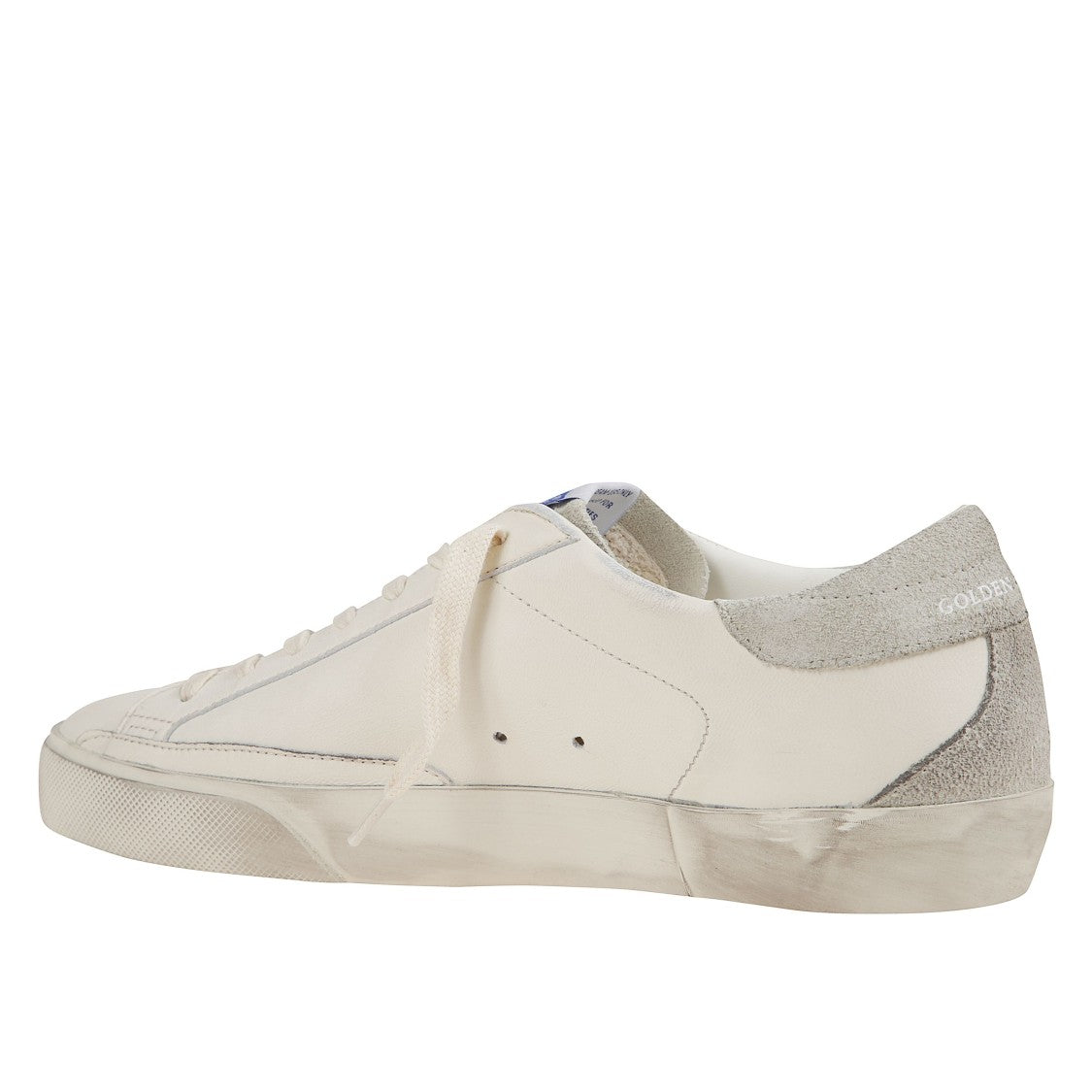 Golden Goose Leather Sneakers With Suede Inserts