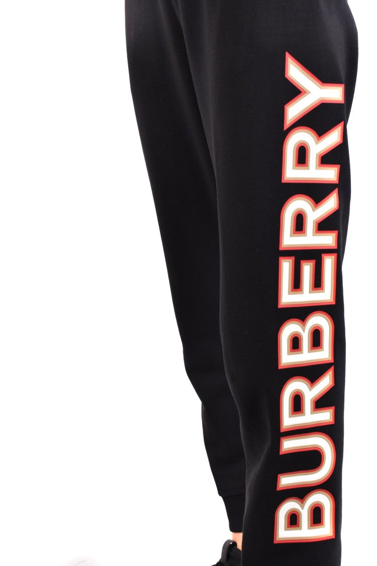 Burberry Black Relaxed Cotton Straight-Leg Pants