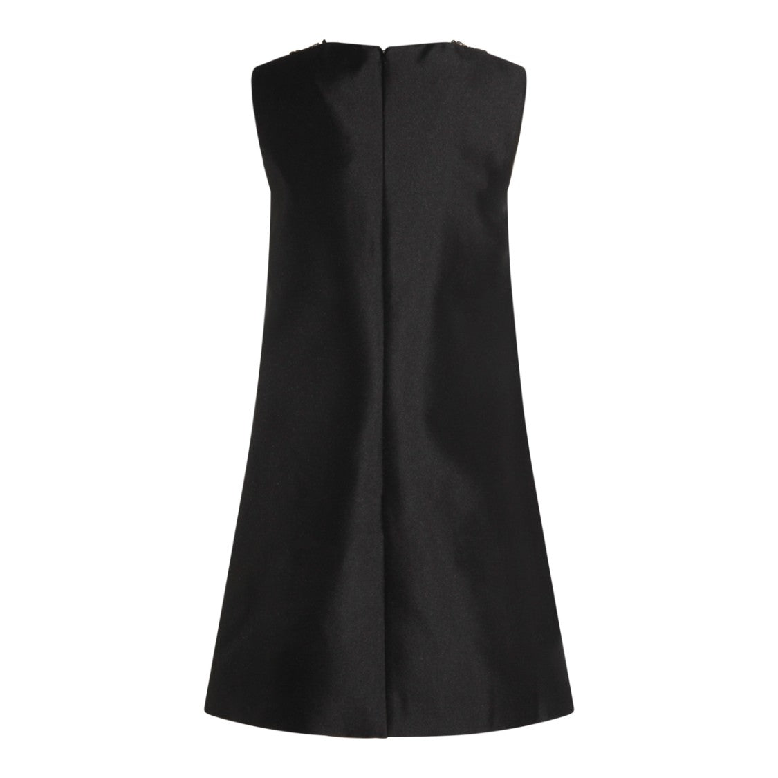 Self-Portrait Rhinestone-Embellished Black Midi Dress With Silhouette