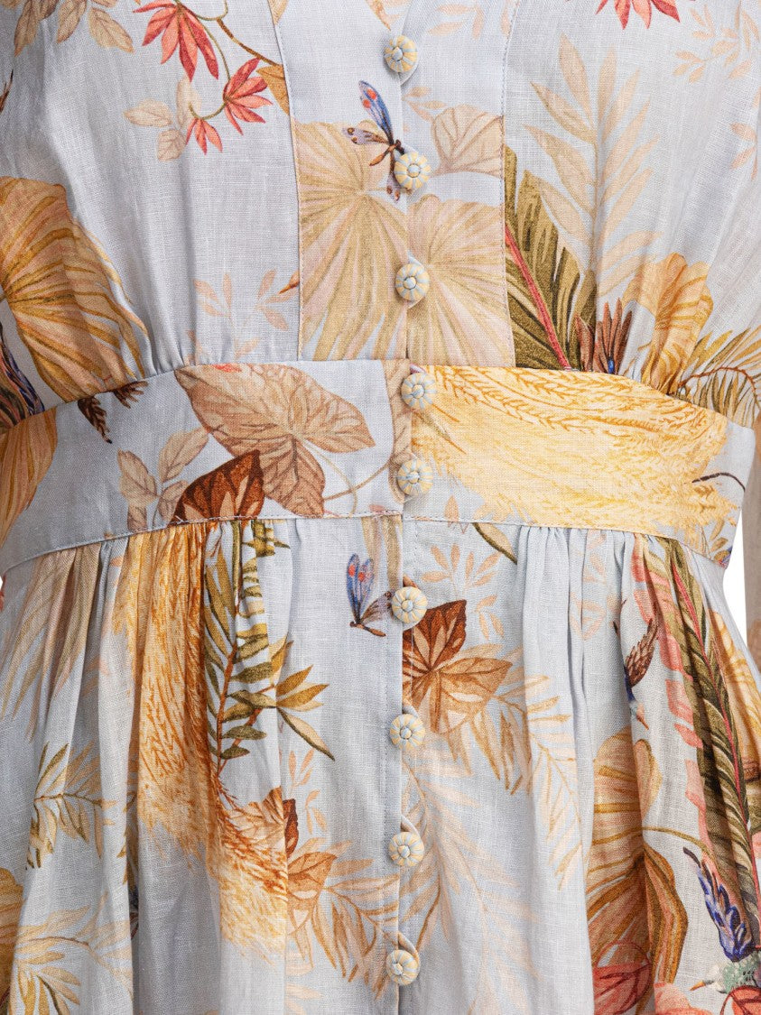 Zimmermann Ascension Plunge Mini Dress