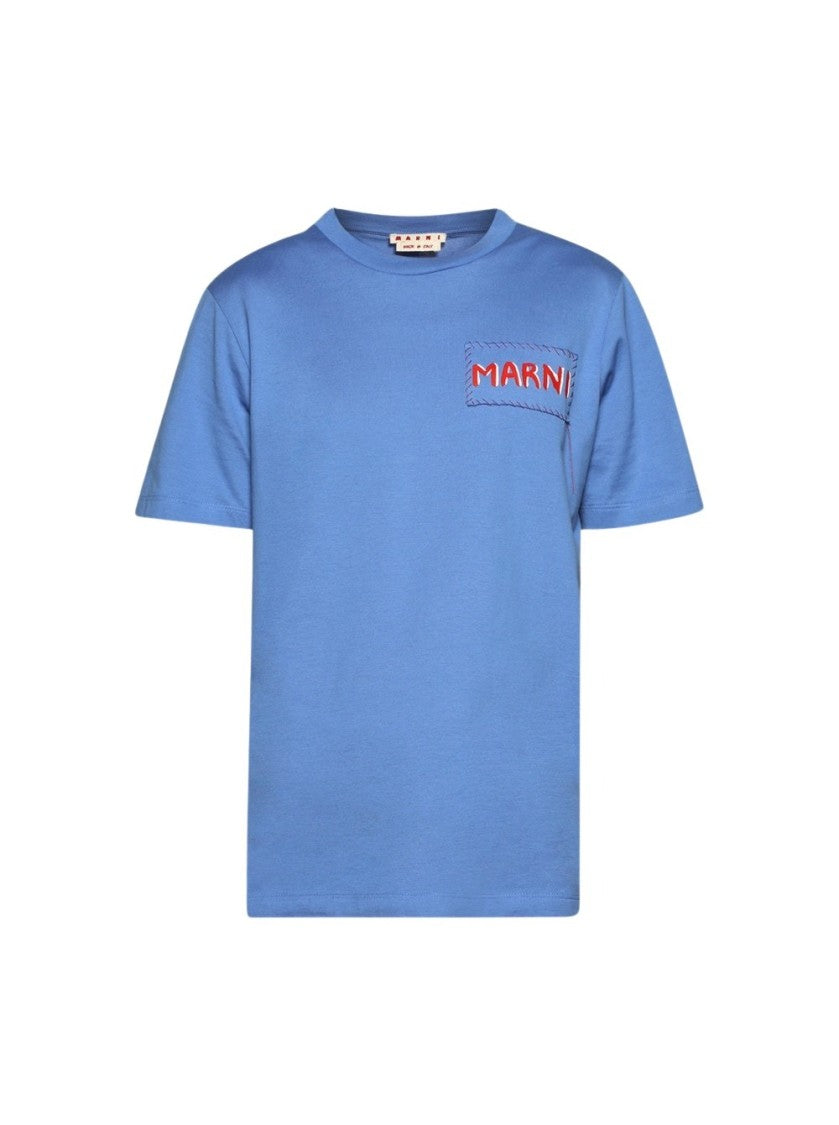 Marni Patch Tee Blue