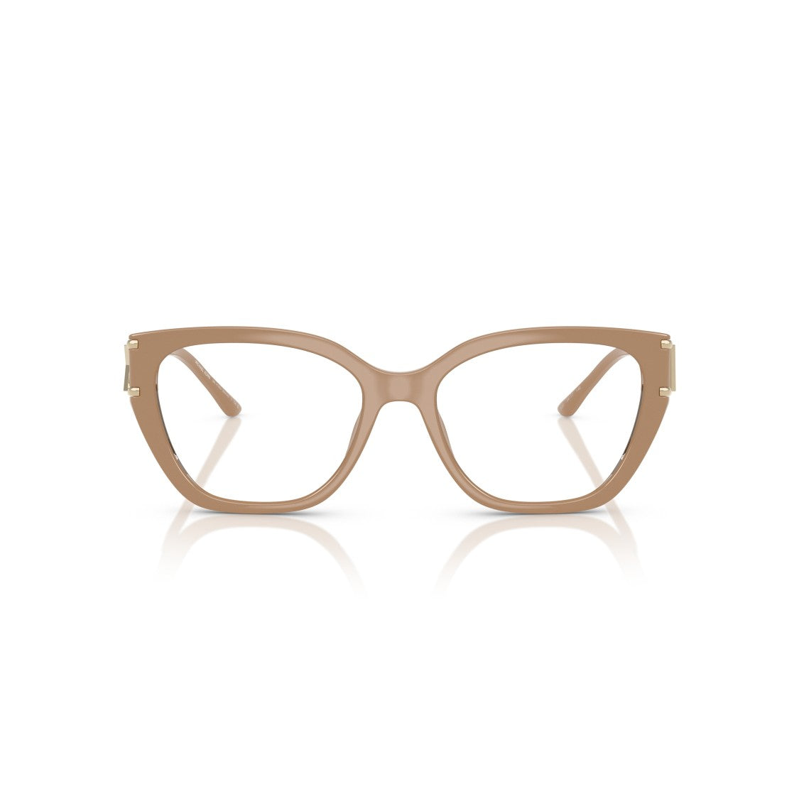 Michael Kors 0Mk4140u Bold Cat-Eye Eyeglasses With Gold-Tone Metal Arms