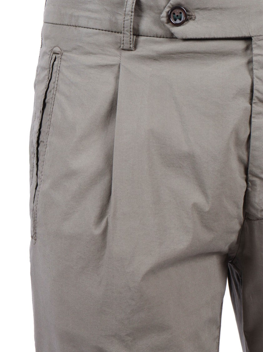 Berwich Tailored Tapered Subtle Straight-Leg Pants
