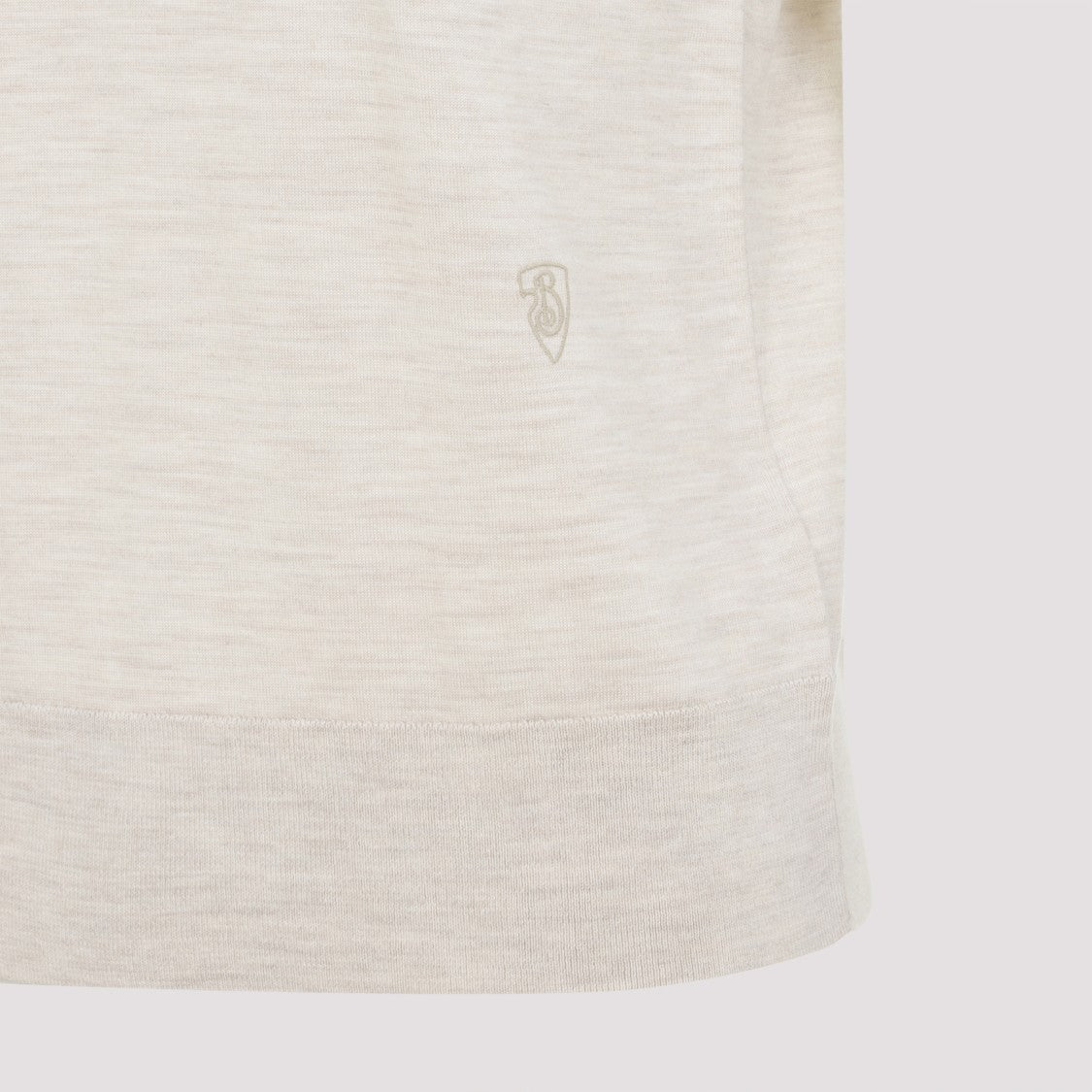 Burberry Nutmeg White Wool T-Shirt