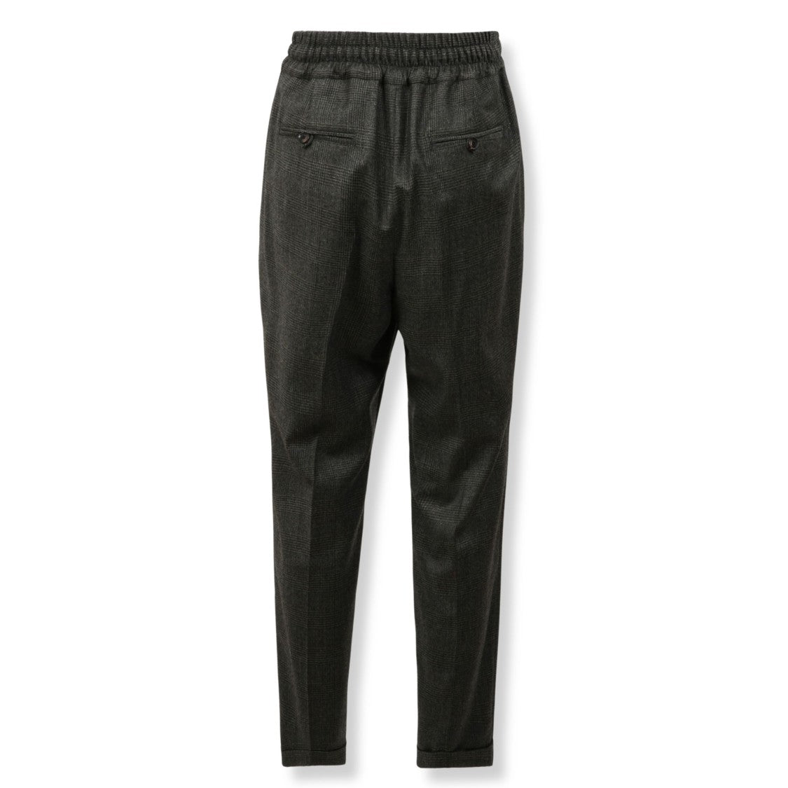 Kiton Houndstooth Wool Trousers